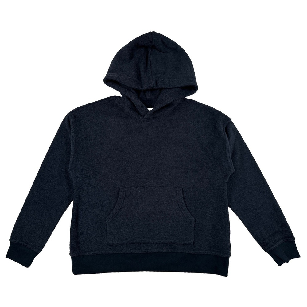 Outerknown Hightide Hoodie Terry Cloth Women's Small Night Navy Blue Brand New